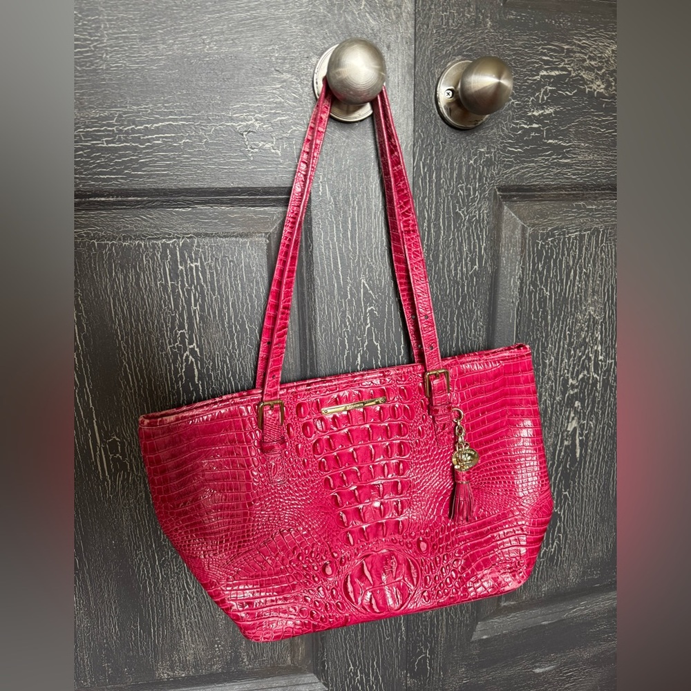 Brahmin pink Asher tote